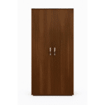 Armoire de Bureau 2 Portes Battantes H 180 x L 80 x P 40 cm– Finition Bois Noyer