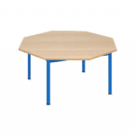 Table Octogonale Polyvalente – Design Robuste pour Enfants et Famille