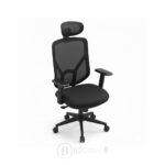 Chaise Manager Ergonomique en Tissu Mesh avec Appui-tête – Siège de Bureau Maroc – Image 6