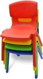 Chaise Scolaire Multicolore - Confort et Robustesse pour Écoles et Crèches - Big Office Maroc – Image 3