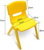 Chaise Scolaire Multicolore - Confort et Robustesse pour Écoles et Crèches - Big Office Maroc – Image 2