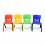 Chaise Scolaire Multicolore - Confort et Robustesse pour Écoles et Crèches - Big Office Maroc