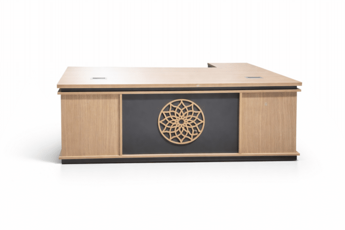 Bureau de direction avec retour 220x100 cm – Bureau exécutif haut de gamme – Image 3