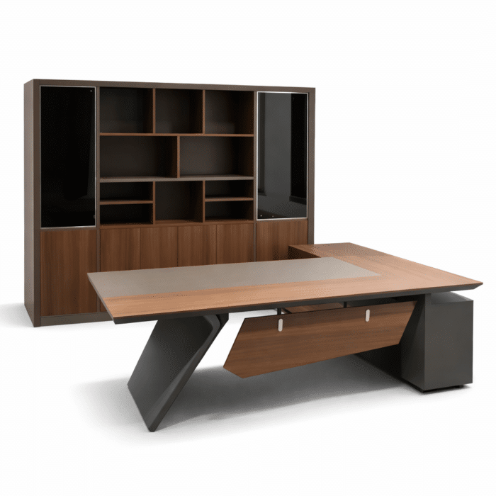Bureau de Direction Design avec Retour Intégré – 220×200×75 cm – Image 2