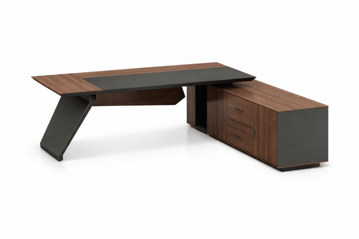 Bureau de Direction Design avec Retour Intégré – 220×200×75 cm – Image 3
