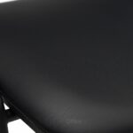 Chaise Visiteur ISO Noire Confort - Métal & Simili Cuir (Idéale Bureau & Salle d'Attente) – Image 5