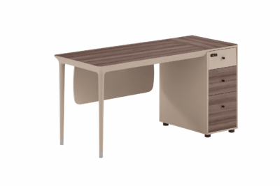 Bureau Individuel avec Caisson Intégré – Design Moderne et Compact