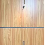 Armoire Bibliothèque Métal Bois à Double Compartiment – Modèle HX-W0602ZY – 90x185x40 cm – Image 2