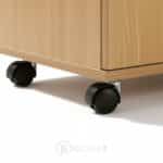 Caisson mobile MDF 3 tiroirs avec serrure – Finition bois personnalisable – Image 2