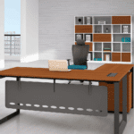 Bureau de Direction Semi-Métallique 180x80 cm – Design Moderne