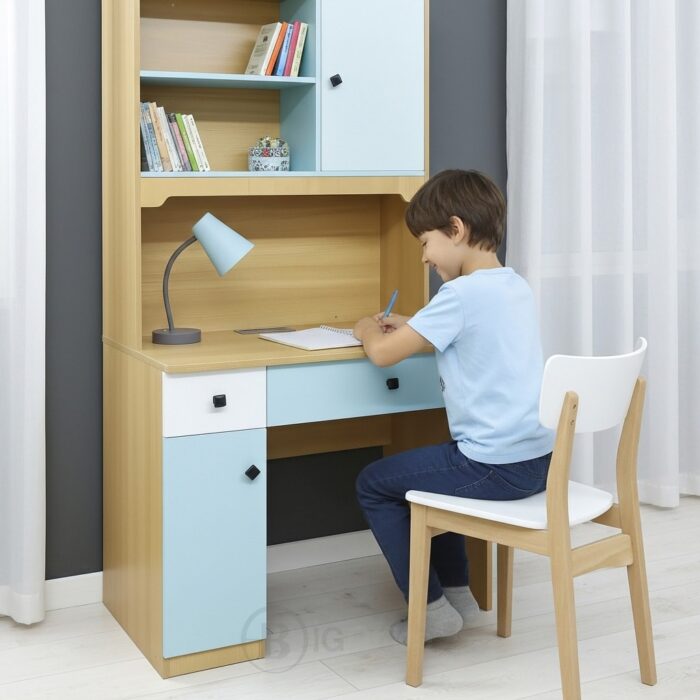 Bureau Enfant avec Étagères – Image 4