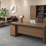 Bureau de Direction MDF Moderne 180x80 cm – Design Premium