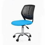 Chaise de bureau enfant Réglable en Bleu