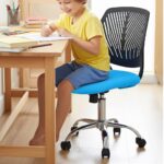 Chaise de bureau enfant Réglable en Bleu – Image 3