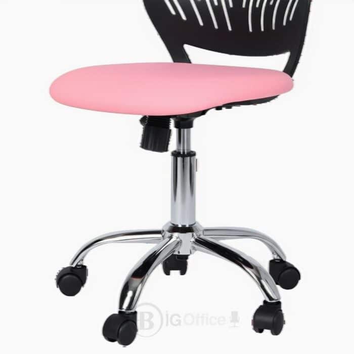 Chaise de bureau enfant réglable en rose - Big Office Maroc – Image 5
