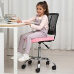 Chaise de bureau enfant réglable en rose - Big Office Maroc – Image 3