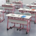 Table Écolier Deux Places avec 2 Chaises – Mobilier Scolaire Ergonomique – Image 4
