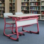Table Écolier Deux Places avec 2 Chaises – Mobilier Scolaire Ergonomique – Image 2