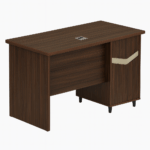Bureau Compact en Bois avec Caisson Intégré – Design Moderne et Fonctionnel