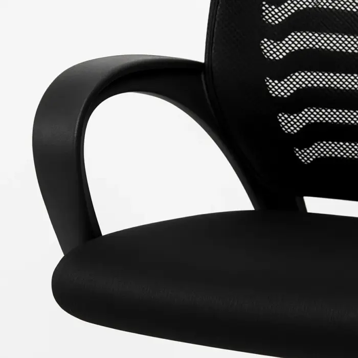 Chaise de Bureau Ergonomique Mesh avec Appui-Tête – Noir – Image 8
