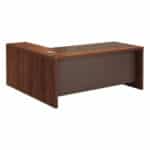Bureau de direction avec retour – bureau professionnel moderne en bois MDF – Image 2