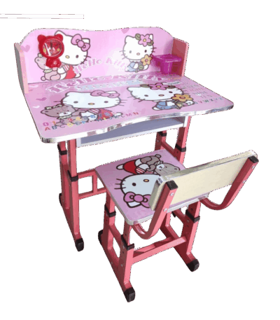 Bureau et Chaise Enfant Hello Kitty