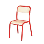 Chaise scolaire dossier carré petit model