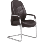 Chaise Visiteur en Similicuir PAR