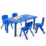 Table rectangulaire en plastique