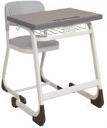 Table Écolier Une Place avec Chaise - Mobilier Scolaire Ergonomique – Image 2