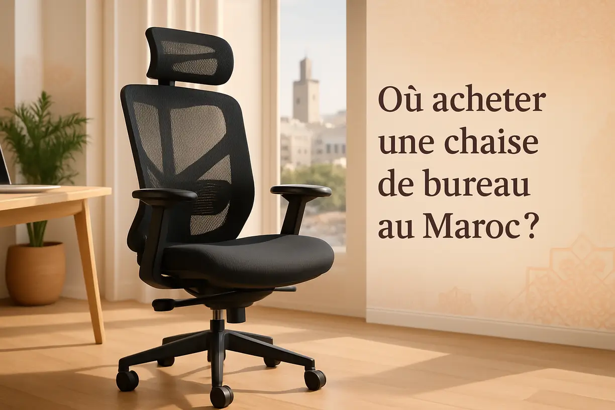 Où acheter une chaise de bureau au Maroc