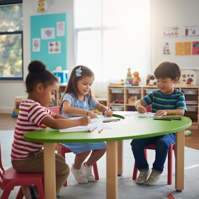 Table Banane Enfant – Forme Ergonomique – Image 4