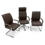 Ensemble de chaises de bureau de luxe - Confort et Élégance