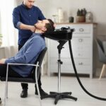 Lave-Tête Portable Professionnel pour Salon de Coiffure – Hauteur Réglable – Image 3