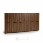 Bahut de Bureau 6 Portes en Bois – Rangement Élégant et Fonctionnel Dimension 220x110x45 cm