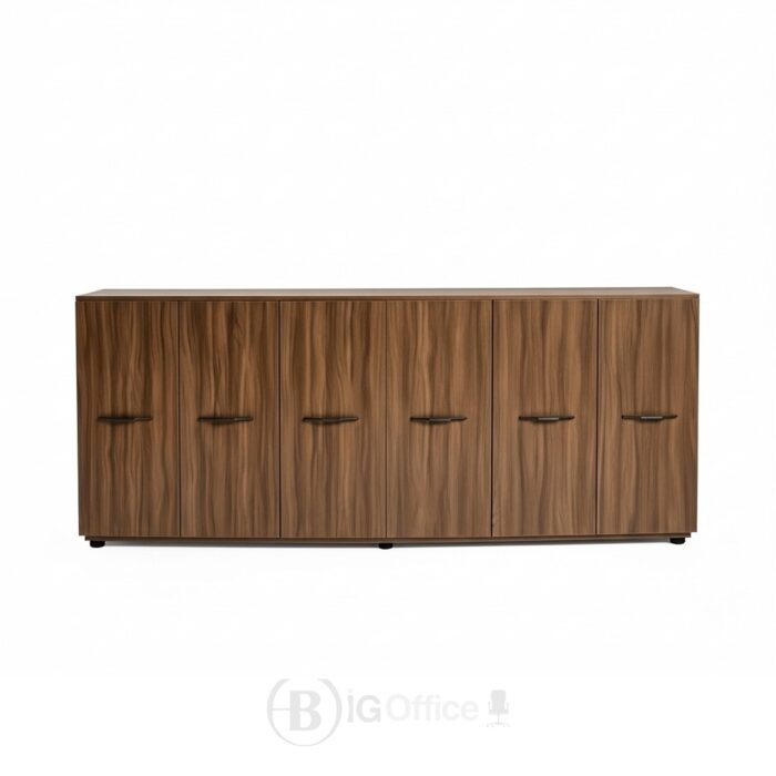 Bahut de Bureau 6 Portes en Bois – Rangement Élégant et Fonctionnel Dimension 220x110x45 cm – Image 2