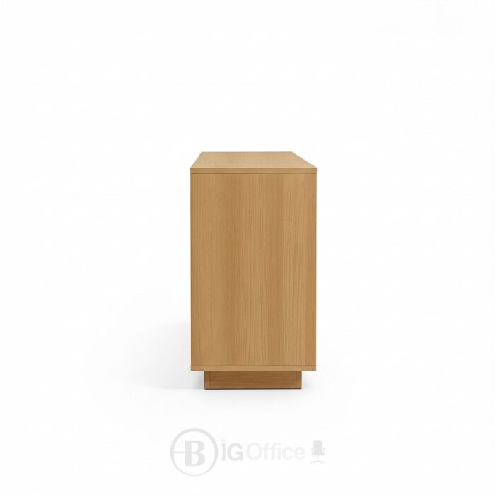 Bahut de Bureau avec Étagères Ouvertes – Bois Clair et Design Fonctionnel – Image 5