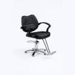 Fauteuil de Coiffure Professionnel Hydraulique Noir
