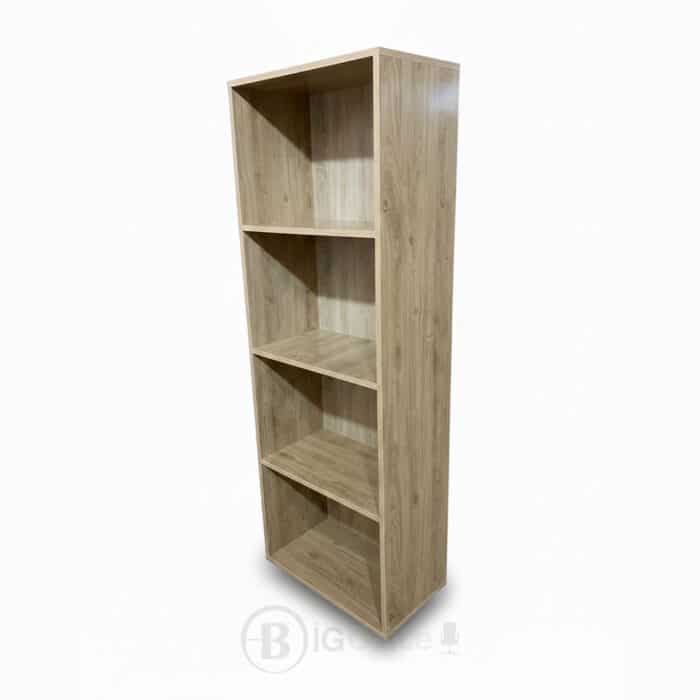 Bibliothèque en bois MDF 180x60x35 cm – Étagère de rangement moderne – Image 2