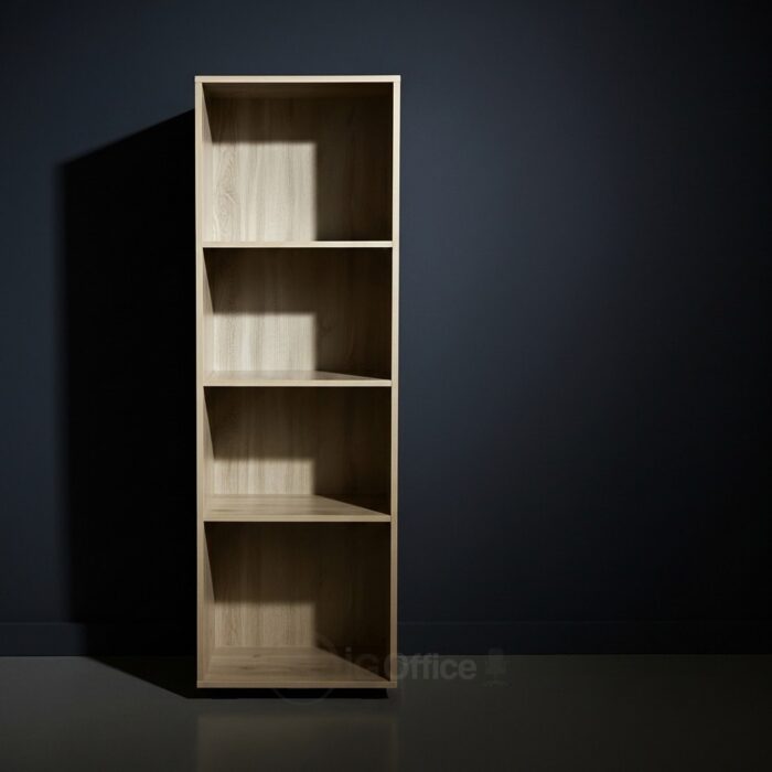 Bibliothèque en bois MDF 180x60x35 cm – Étagère de rangement moderne – Image 3