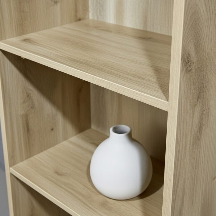 Bibliothèque en bois MDF 180x60x35 cm – Étagère de rangement moderne – Image 5