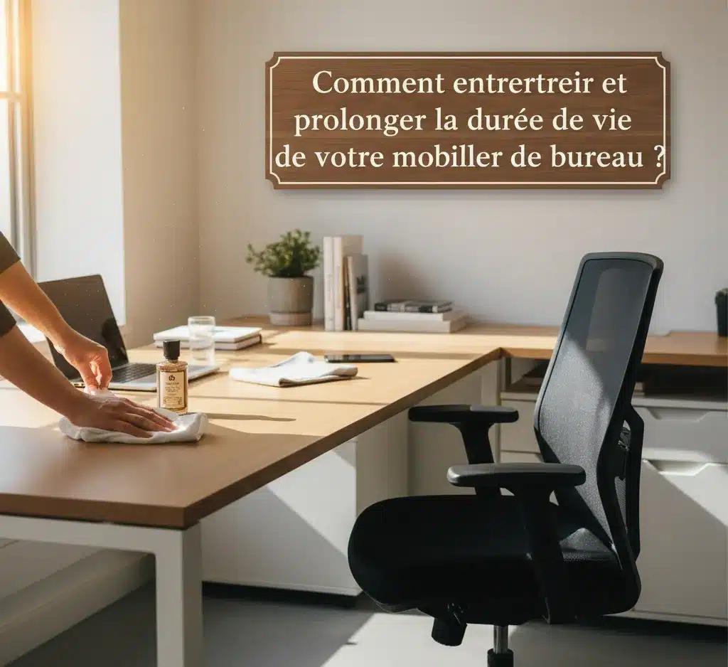 Comment entretenir et prolonger la durée de vie de votre mobilier de bureau