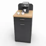 Meuble à café en MDF avec tiroir et porte – Buffet compact pour machine à café – Image 2