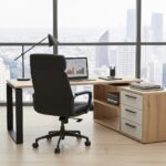 Bureau de Direction avec Retour et Caisson 160x80 cm MDF – 3 Tiroirs – Image 6