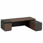 Bureau de Direction Moderne en Bois Noyer – Big Office Maroc – Image 5
