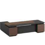 Bureau de Direction Moderne en Bois Noyer – Big Office Maroc – Image 4