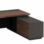 Bureau de Direction Moderne en Bois Noyer – Big Office Maroc – Image 3