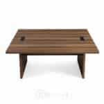 Table de réunion MDF avec passe-câbles – Design moderne - Dimension L 240 x l 120 x H 75 cm – Image 3