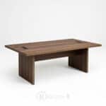 Table de réunion MDF avec passe-câbles – Design moderne - Dimension L 240 x l 120 x H 75 cm
