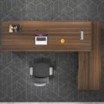 Mobilier de direction Big Office Maroc – Bureau président 240 cm